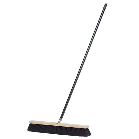 Dqb Valu-Pak 24 In. W. x 64 In. L. Metal Handle Floor & Garage Push Broom 09985